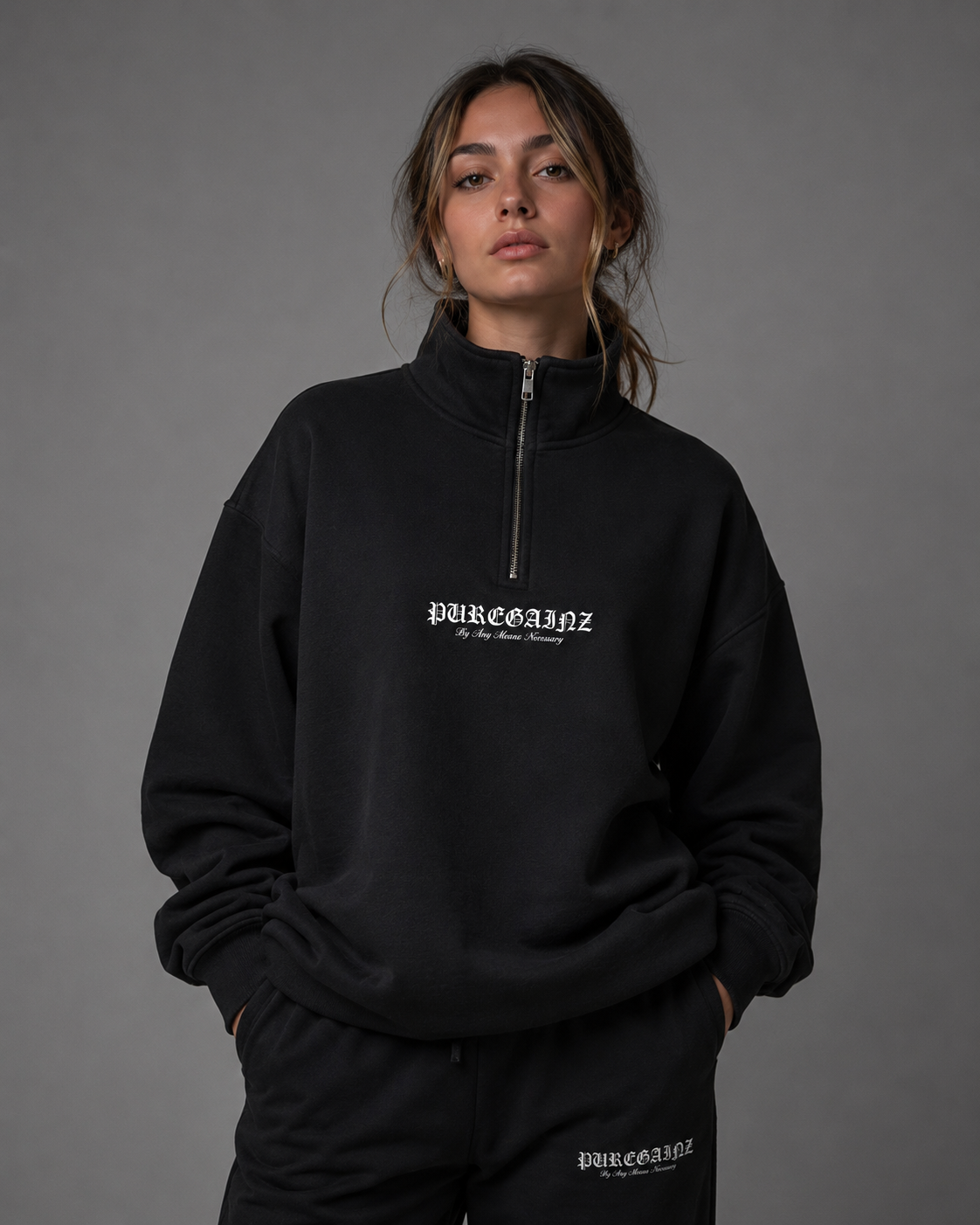 By Any Means Quarter Zip