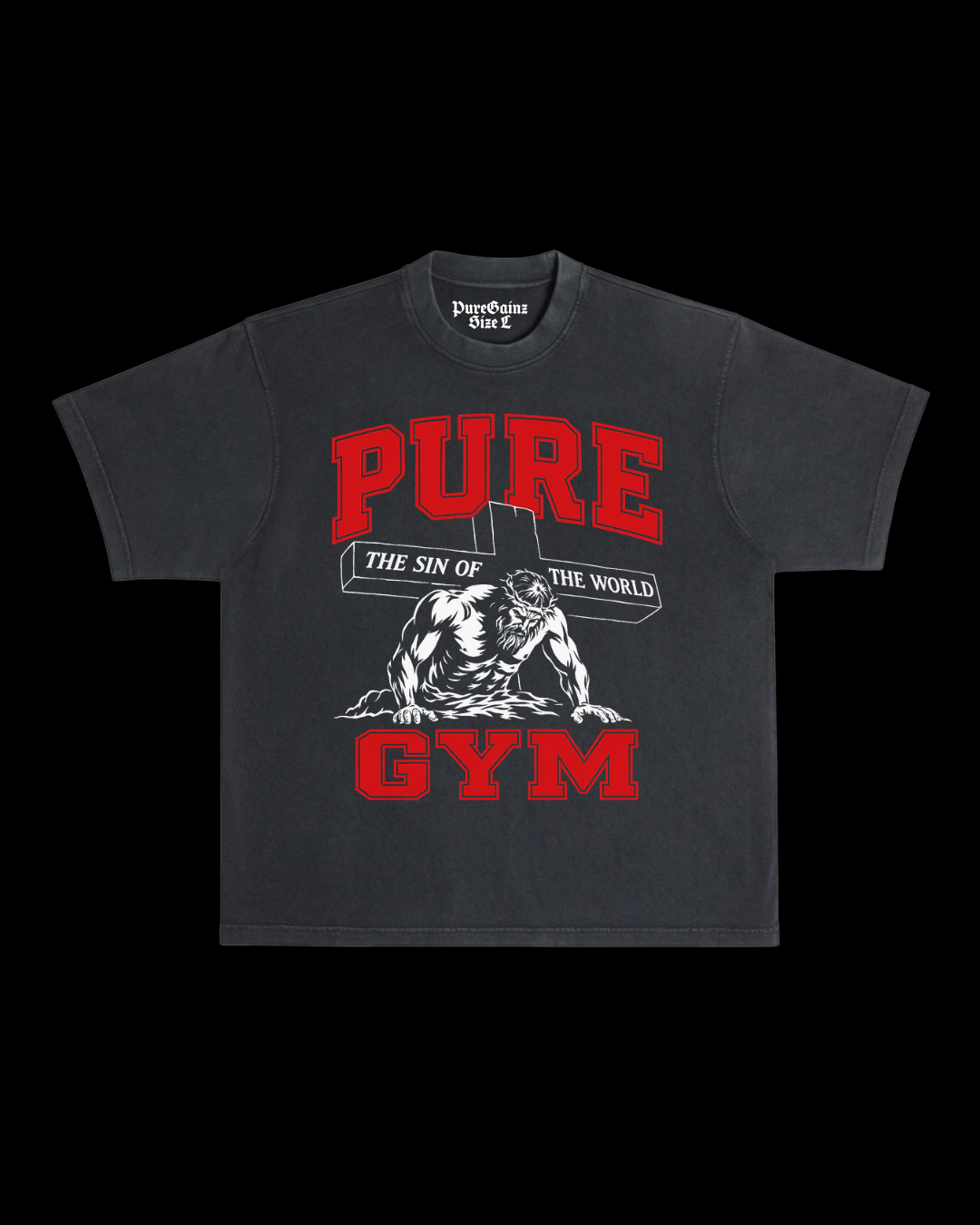 Black Pure Gym Tee