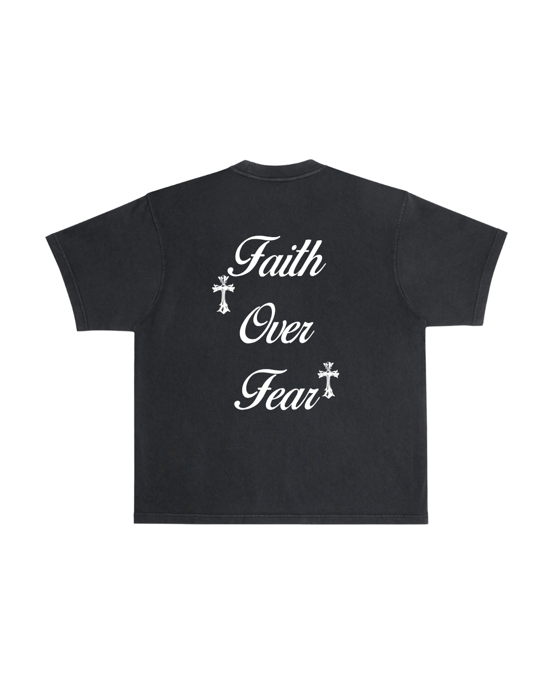 Faith Over Fear Tee - Black