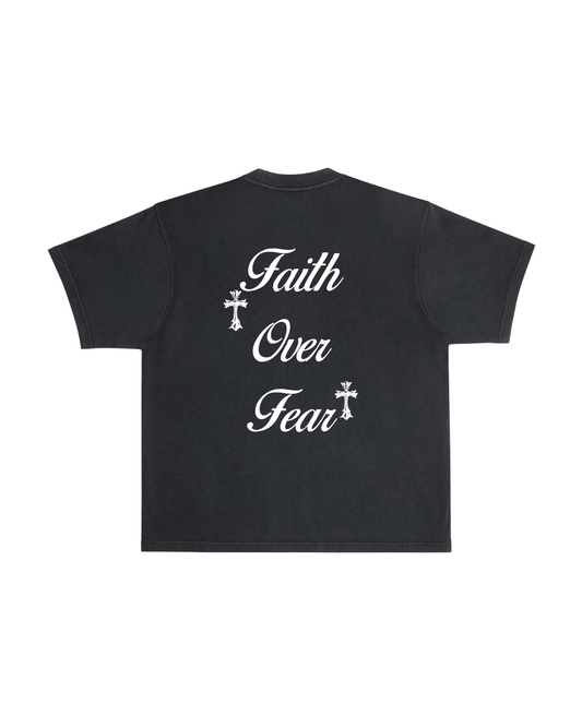 Faith Over Fear Tee - Black