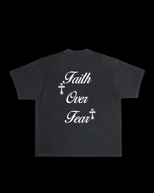 Faith Over Fear Tee - Black